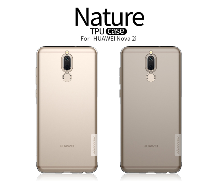 Case Huawei nova 2i #เคสฝาหลังโปร่งแสง NILLKIN รุ่น Nature Soft TPU นิ่มหนา 0.6 mm