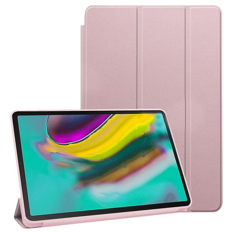 Case Samsung Galaxy Tab S5e SM-T720 #เคสฝาพับหนัง PU ปก 3 พับ Tri-fold Stand Leather Smart Case