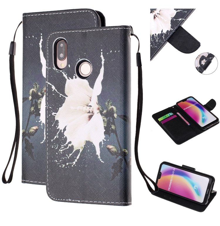Case Huawei P20 Lite / Nova 3e #เคสฝาพับรูปแบบกระเป๋าสตางค์พิมพ์ลายสวยงามน่ารักๆ
