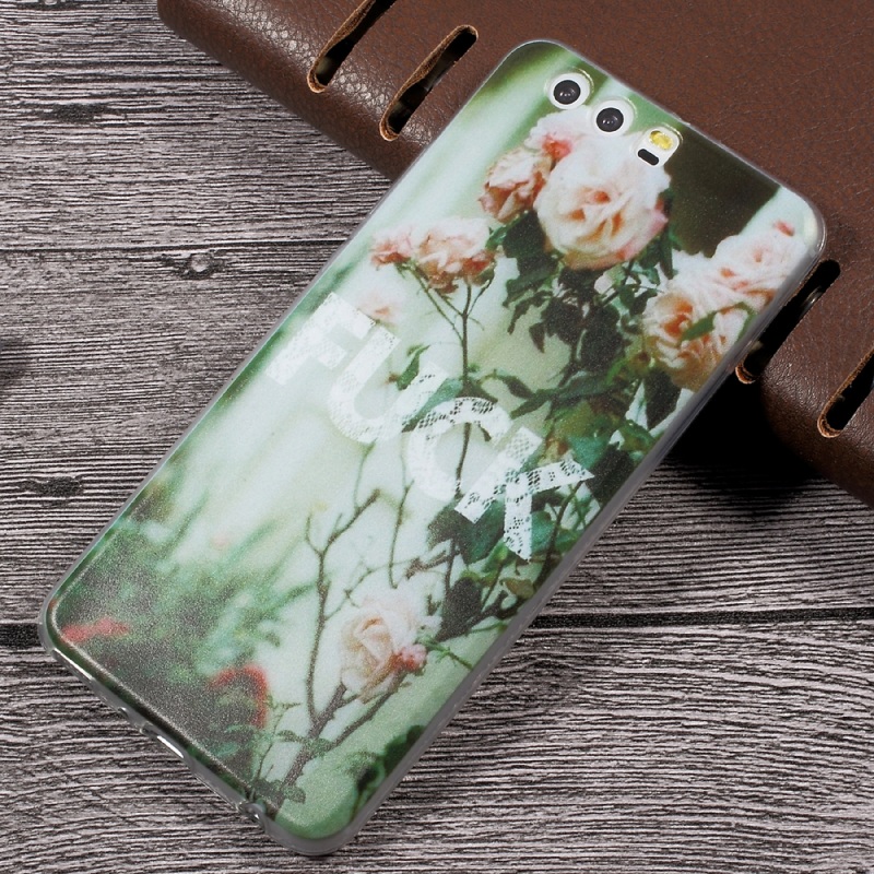 เคส Huawei P10 Plus #เคสฝาหลังแบบ TPU ใสพิมพ์ลายทันสมัย