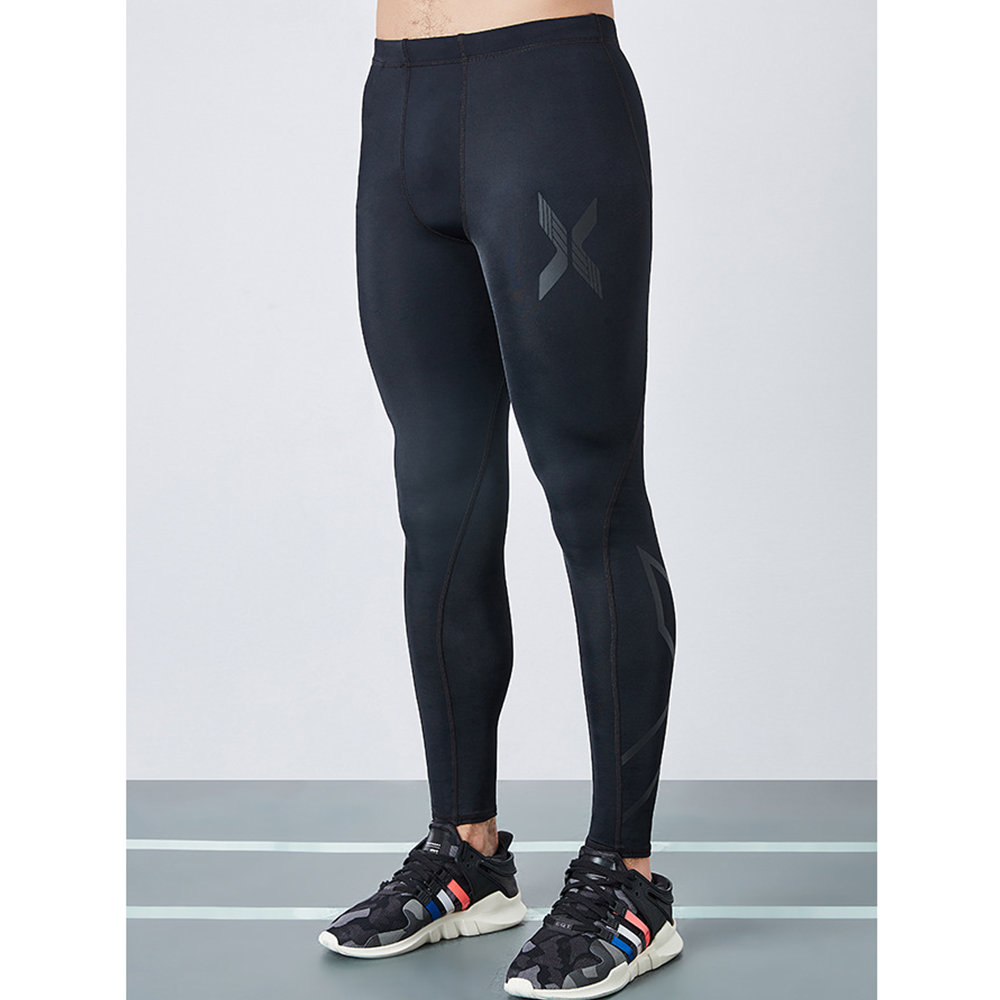 กางเกงรัดกล้ามเนื้อขายาว กางเกงวิ่งมาราธอน ผู้ชาย Running Compression Pants Tights Men Sports EVS(F13)