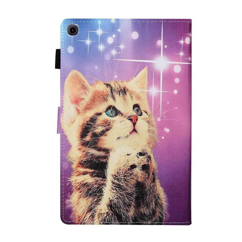 เคส Samsung Galaxy Tab A 8.0 2019 SM-T290 T295 T297 #เคสฝาพับหนัง PU พิมพ์ลายการ์ตูน Pattern Printing PU Leather Flip