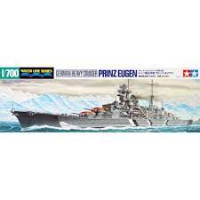 31805 1/700 Scale Model Kit WWII German Heavy Cruiser Prinz Eugen