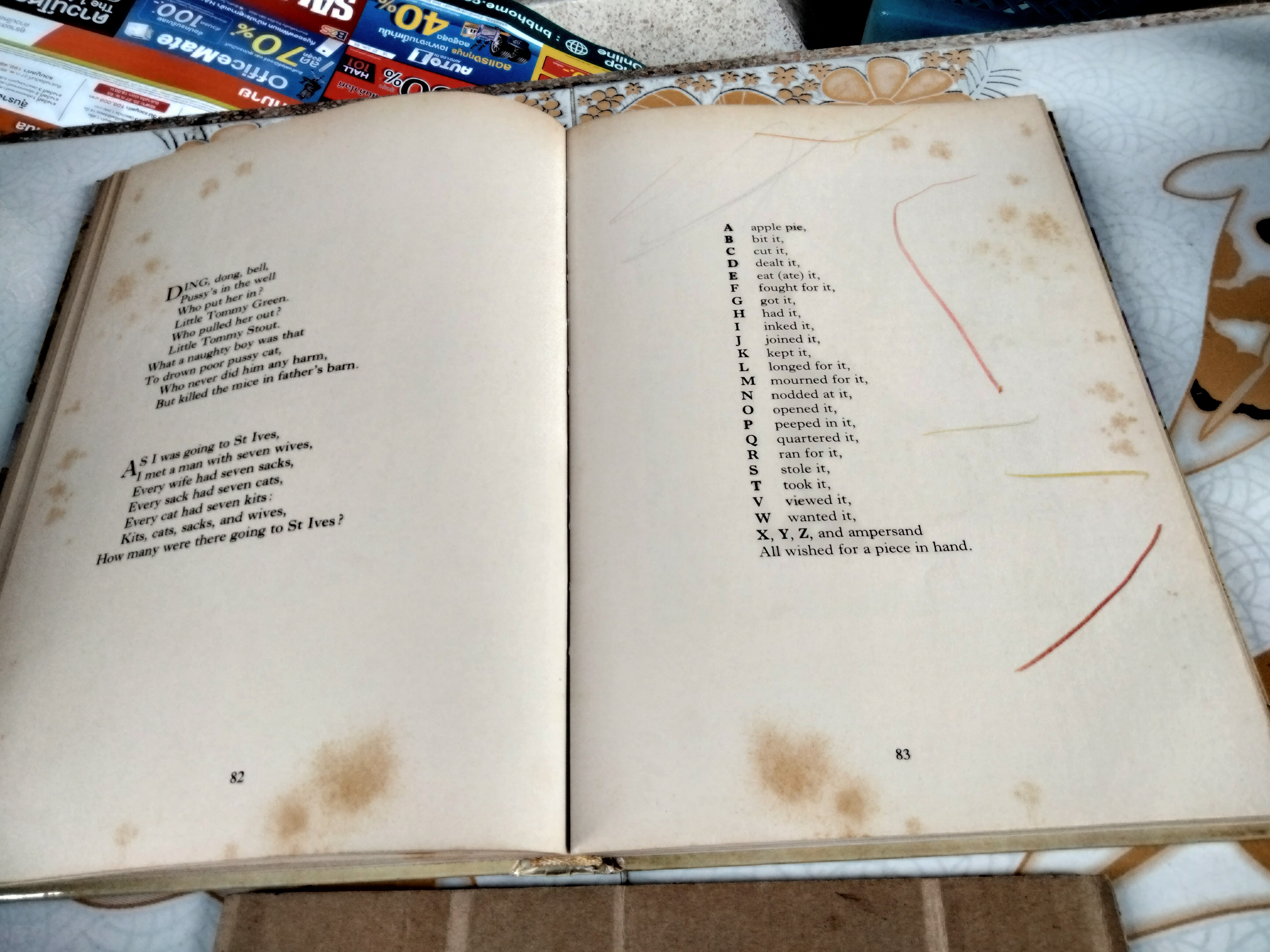 Nursery Rhymes and Fairy Tales -Margaret Tarrant (Hardcover) พิมพ์ปี 1983 Chechoslovakia