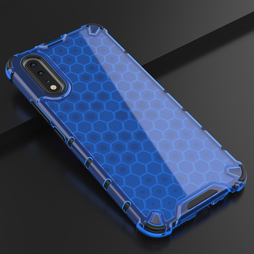 Case Vivo S1 #เคสฝาหลังกันกระแทก Honeycomb Shock Absorber TPU + PC + Silicone Hybrid