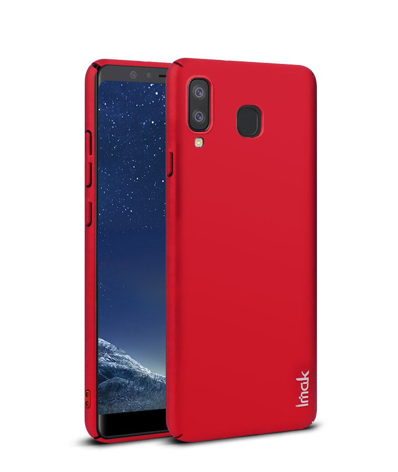 Case Samsung Galaxy A8 Star #เคสฝาหลังพลาสติกแข็ง IMAK Jazz Skin Feel Hard Shell + ฟิล์มป้องกันหน้าจอ