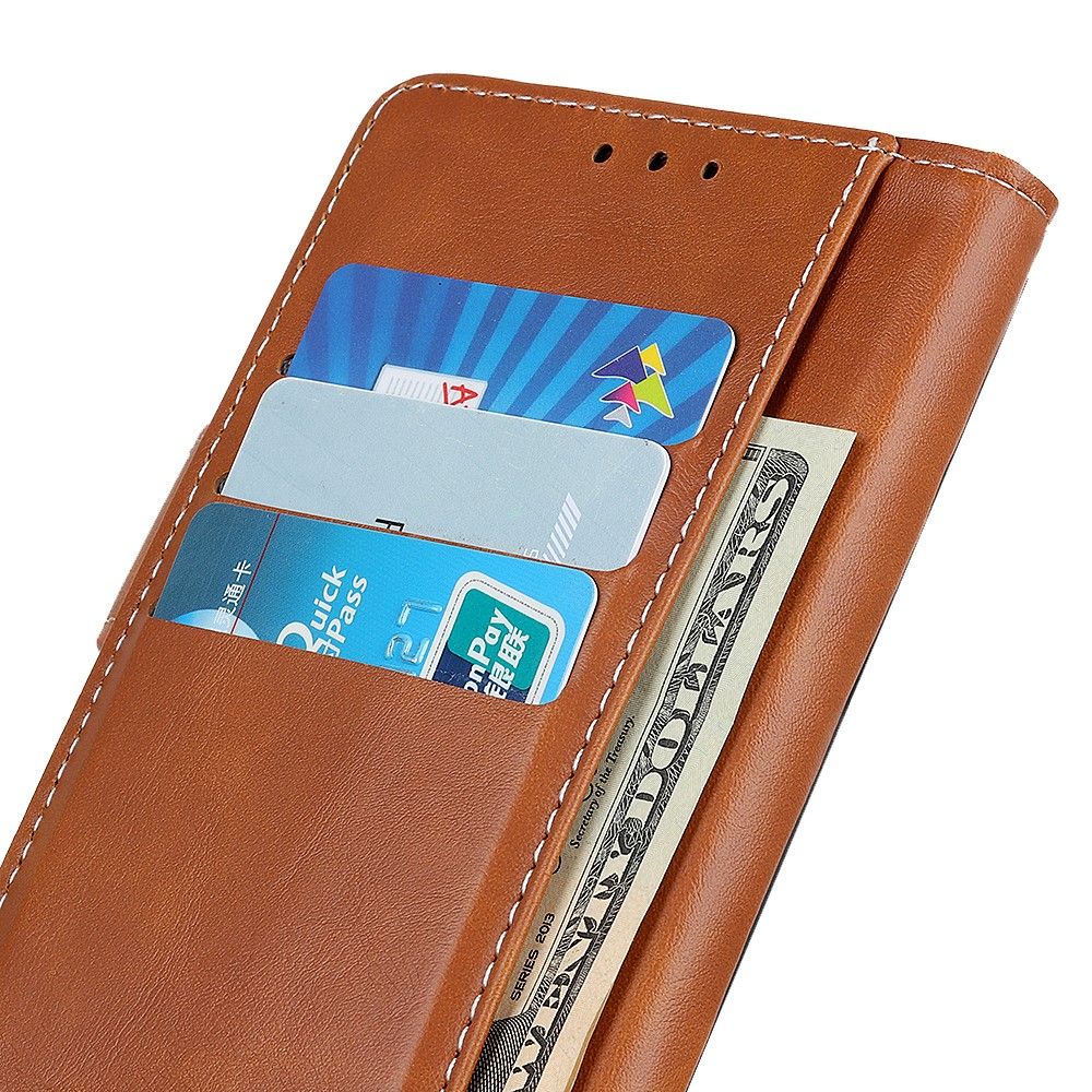 Case Redmi Note 8 Pro #เคสฝาพับ S-shape Textured PU Leather Wallet
