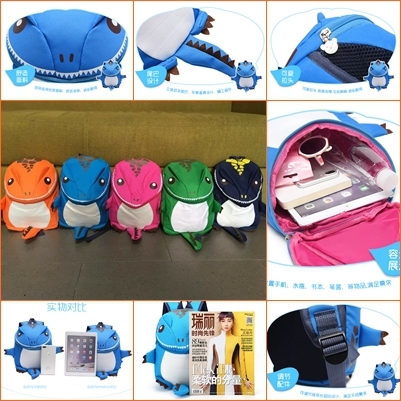 กระเป๋าเป้เด็ก ไดโนเสาร์ 3D