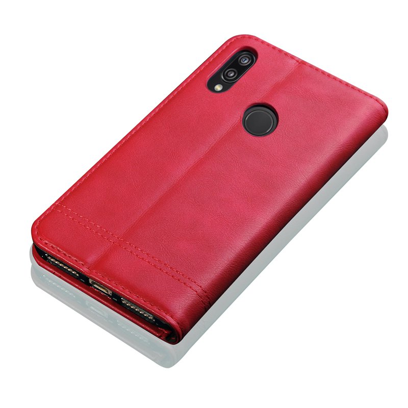 Case Huawei nova 3i #เคสฝาพับหนัง PU Crazy Horse Texture Retro Leather Auto-absorbed Wallet คุณภาพดี
