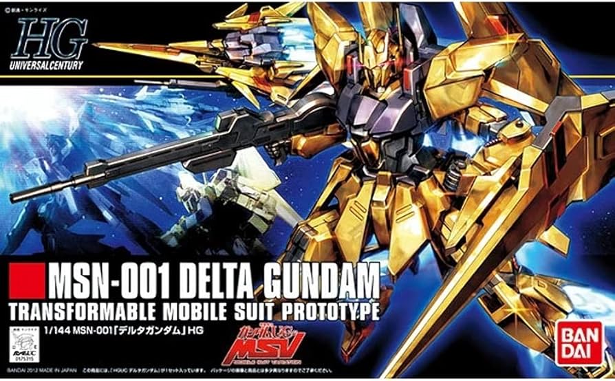 136 DELTA GUNDAM GOLD COATING