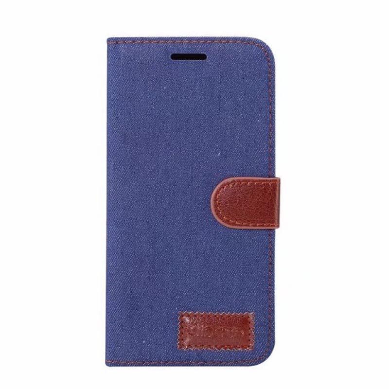 เคส Huawei P20 Pro #เคสฝาพับหนัง PU แบบกระเป๋าสตางค์ผิวยีนส์พับตั้งได้