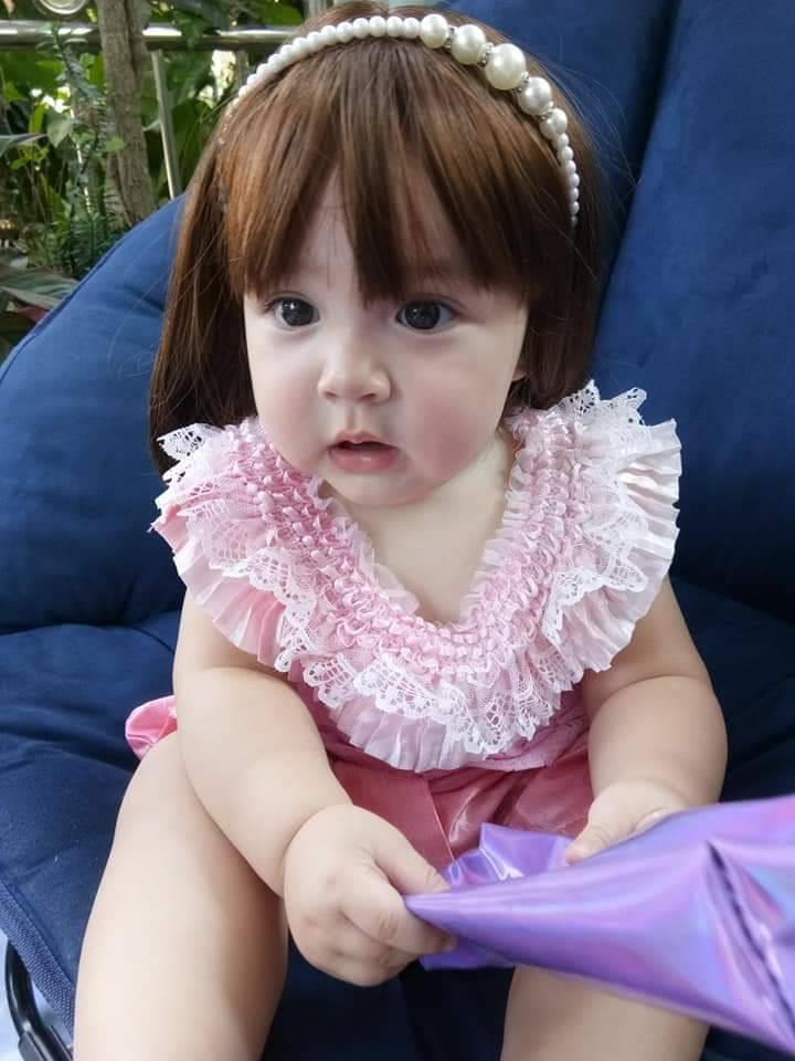 ชุดไทยเด็ก เสื้อลูกไม้กับโจงกระเบน