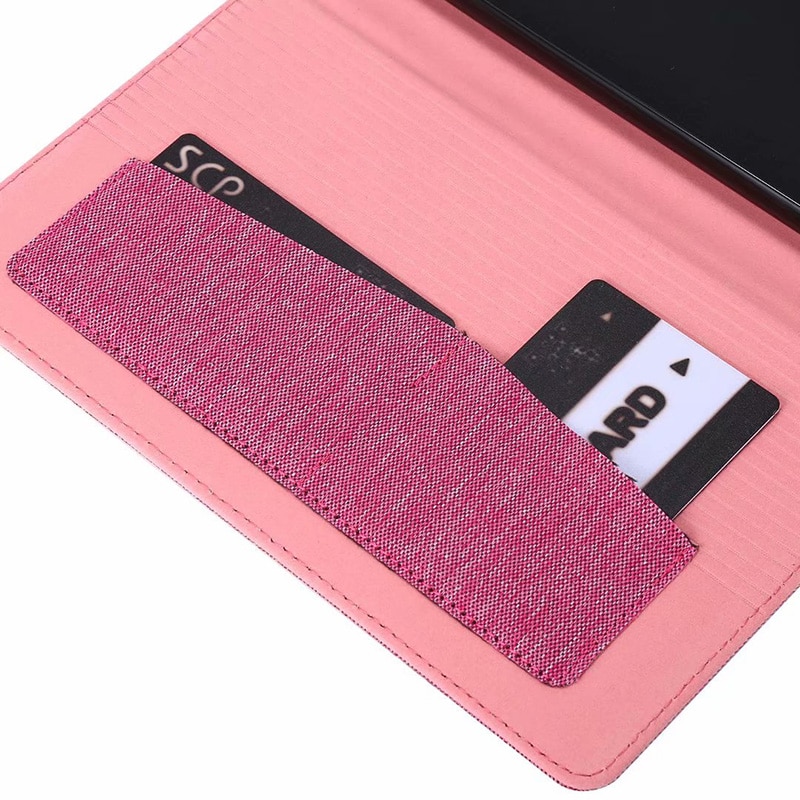 Case Huawei MatePad T8 8นิ้ว #เคสฝาพับหนัง PU ผิวผ้าพับตั้งได้ Cloth Leather Wallet