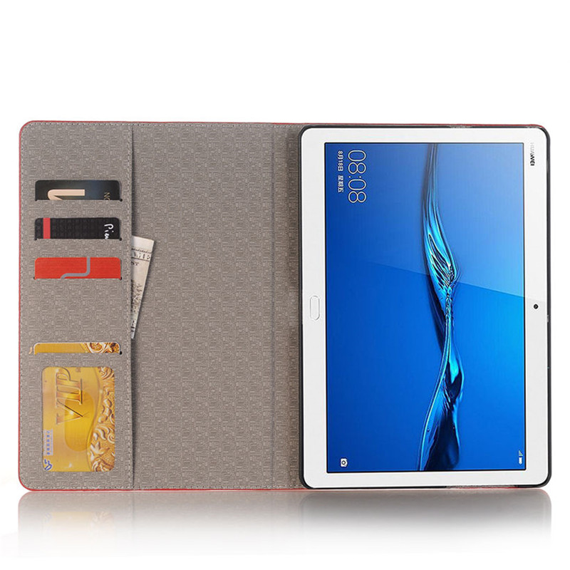 Case Huawei MediaPad T3 10 #เคสฝาพับแบบกระเป๋าสตางค์ลายผิวหนังจระเข้ Crocodile Texture