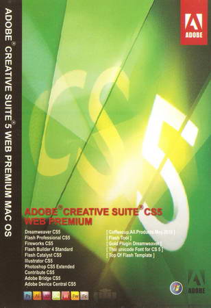 Adobe Creative Suite 5 Web Premium MAC OS ( 1 DVD )
