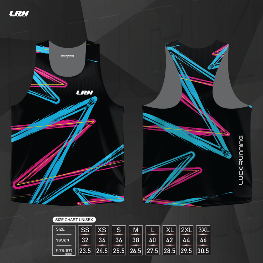 เสื้อกล้าม Run Elite ผ้า Air Flow Plus สำหรับวิ่งมาราธอน (AP08-01)