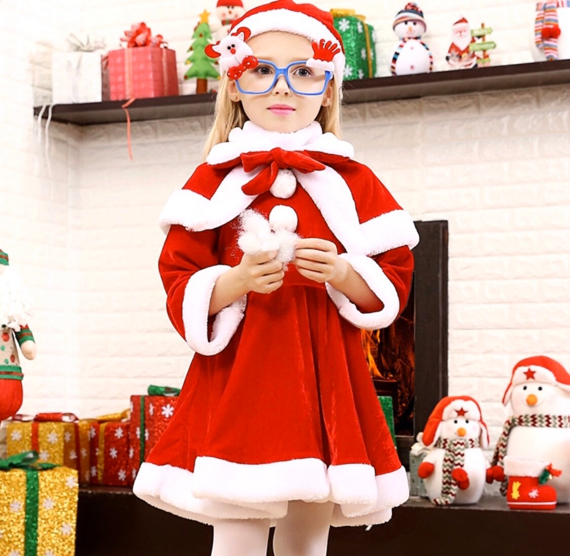 ชุดซานต้า แซนตี้ เด็กเล็กเด็กโต