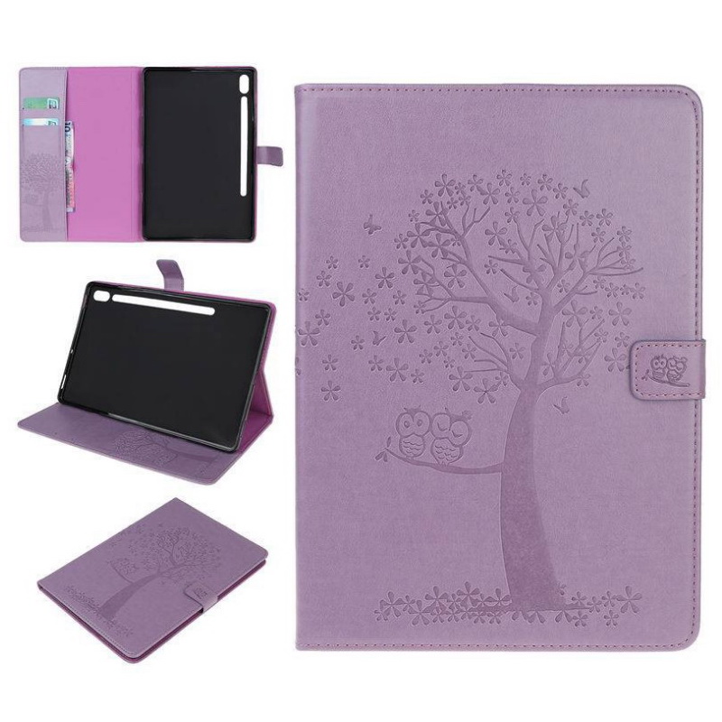 Case Samsung Galaxy Tab S7 11นิ้ว T870 T875 #เคสฝาพับหนัง PU พิมพ์ลาย Imprinted PU Leather Cover