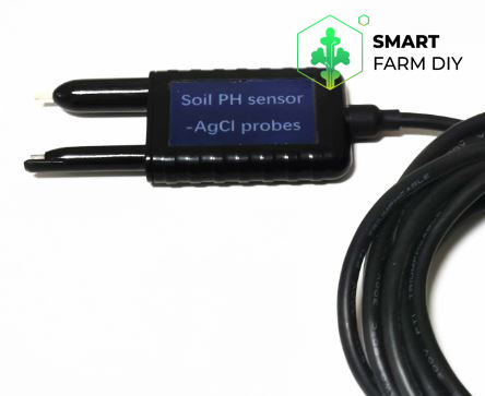 pH soil and Temperature sensor (ทนการกัดกร่อน Agcl) RS485