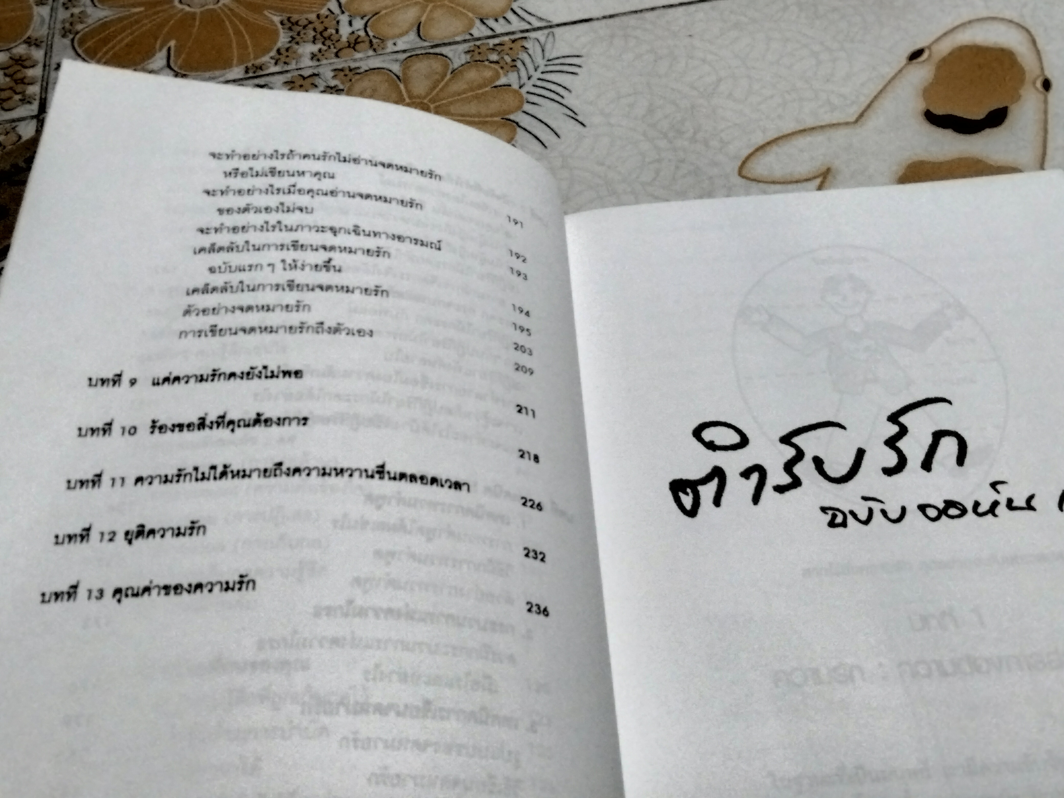 ตำรับรัก ฉบับจอห์น เกรย์ แปลจาก What you feel You can heal John Gray เขียน สิทธิพร ชื่นชุ่มจิตร์ แปล / พิมพ์ครั้งแรก พ.ศ 2544