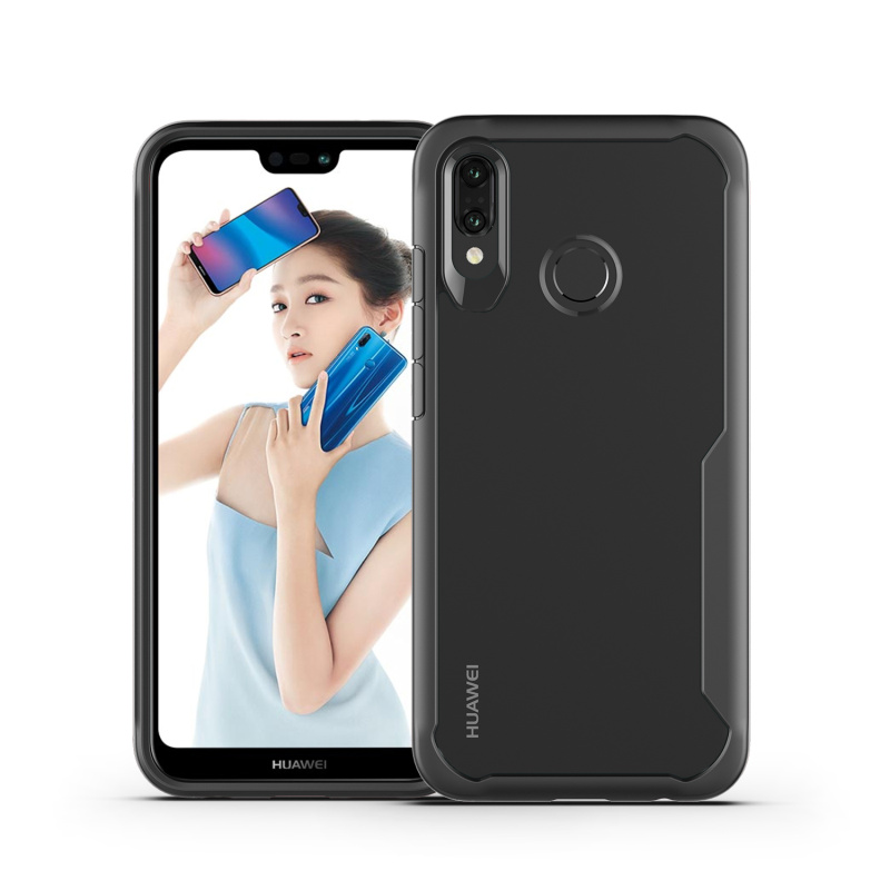 เคส Huawei P20 Lite/Nova 3e #เคสฝาหลัง Shock Absorption Tough PC+TPU นุ่ม