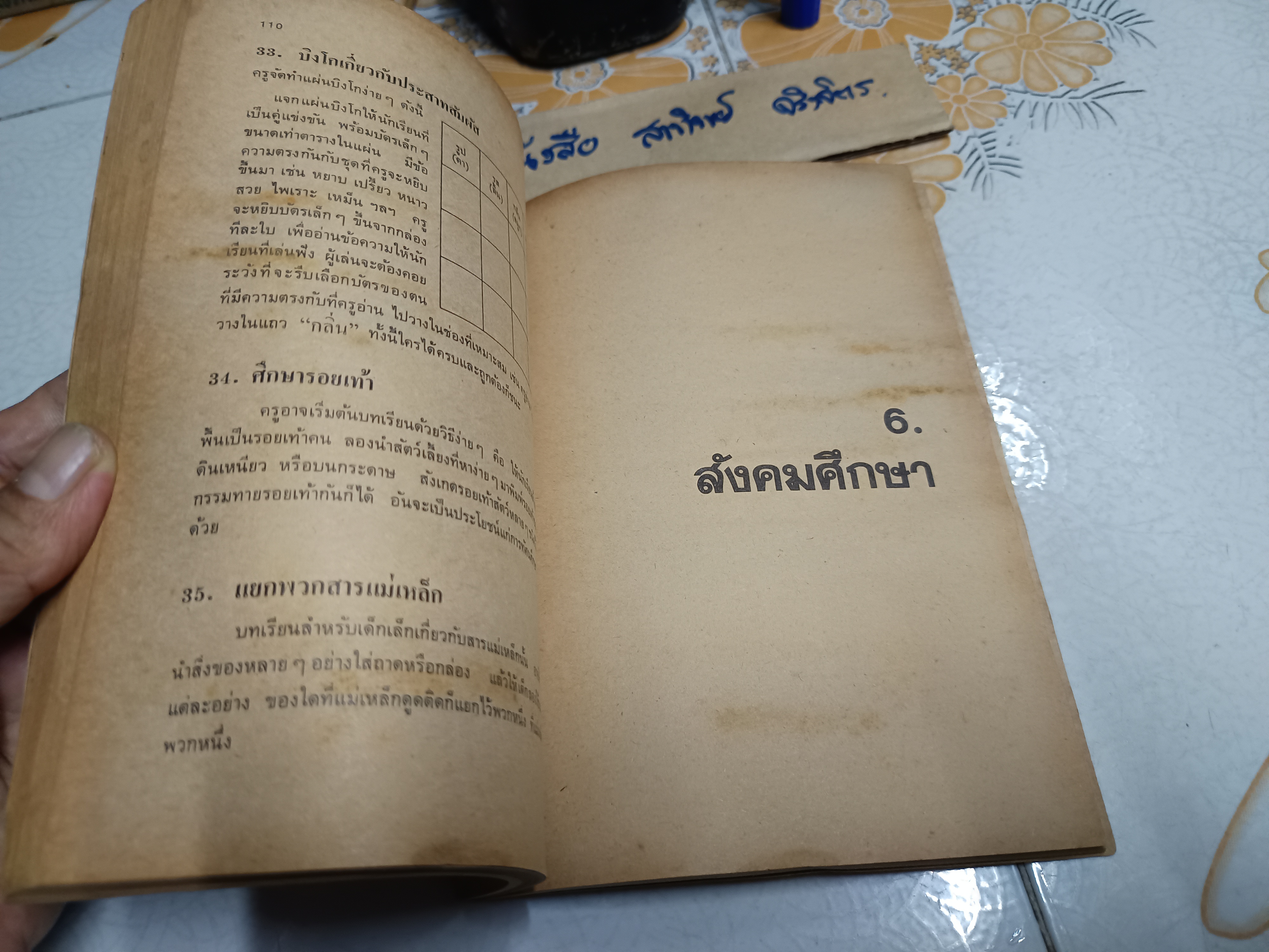 ช่วยครูคิด - ประมวลอุปกรณ์การสอนเกมและกิจกรรมสำหรับเด็ก โดย อรสา กุมารี ปุกหุต พิมพ์ครั้งแรกพ.ศ 2522 สำนักพิมพ์ไทยวัฒนาพานิช