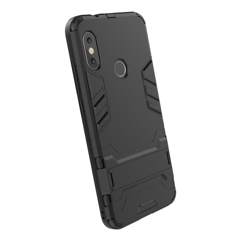 Case Xiaomi Mi A2 Lite #เคสฝาหลังพลาสติก ไฮบริด TPU + Kickstand