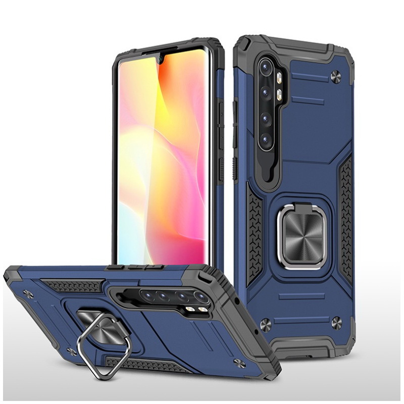 เคส Xiaomi Mi Note 10 Lite #เคสฝาหลัง Hybrid TPU+PC มีแหวนสวมนิ้ว