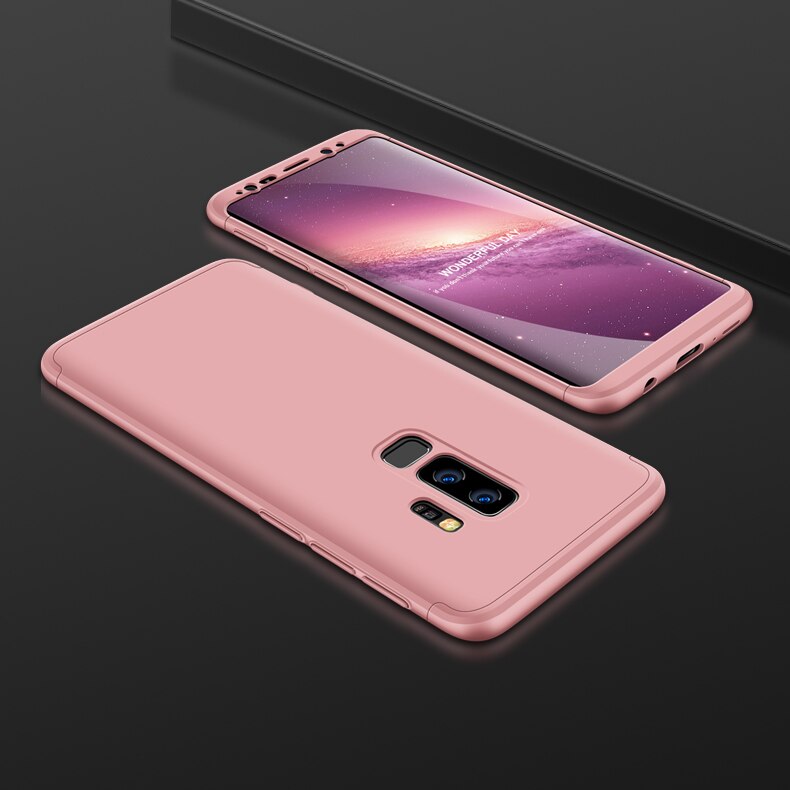เคส Samsung Galaxy S9+ #เคสฝาหลังพลาสติกแข็ง GKK Detachable All-wrapped Matte แยกชิ้นได้