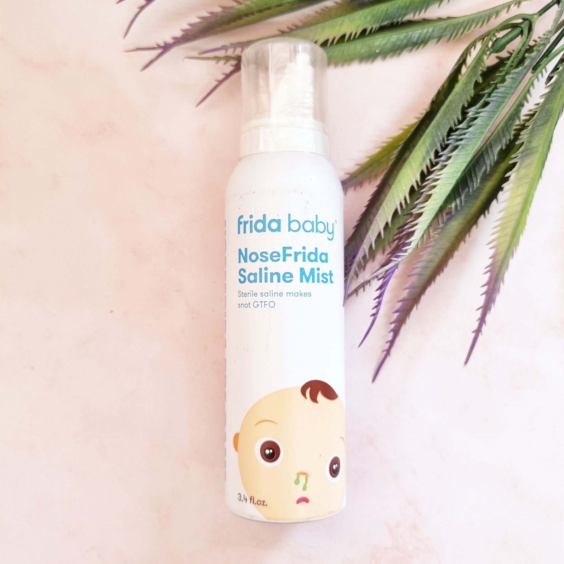น้ำเกลือล้างจมูก แบบสเปรย์ สำหรับเด็กและทารก NoseFrida Saline Mist 3.4 fl.oz. (Frida Baby®) สเปรย์ฉีดจมูก