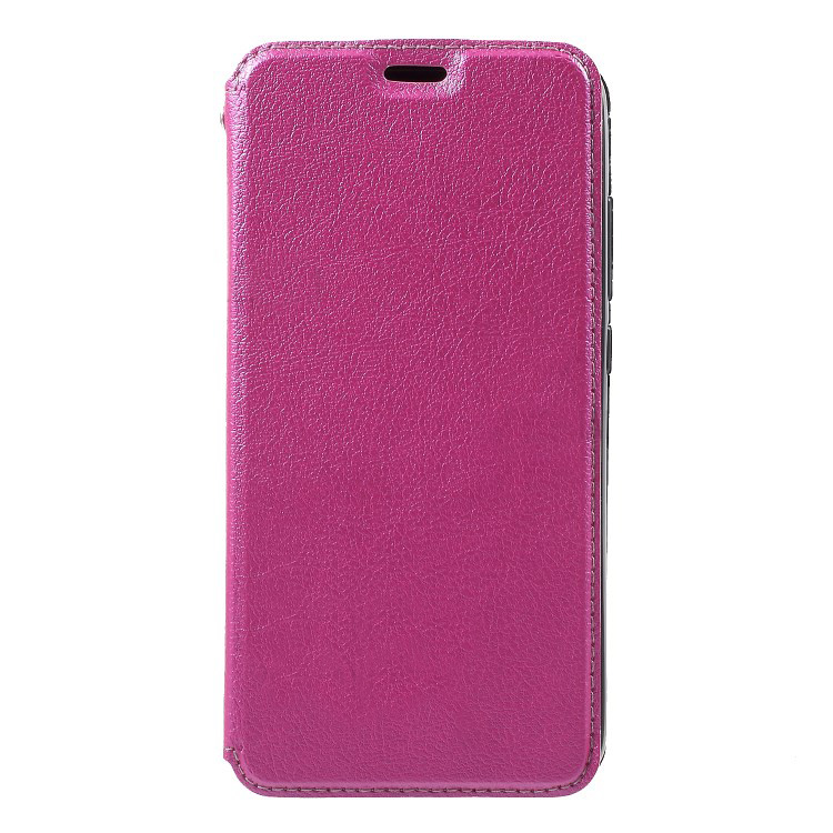 เคส Xiaomi Mi 8 (6.21-inch) #เคสฝาพับหนัง PU มีช่องใส่บัตร Auto-absorbed Leather