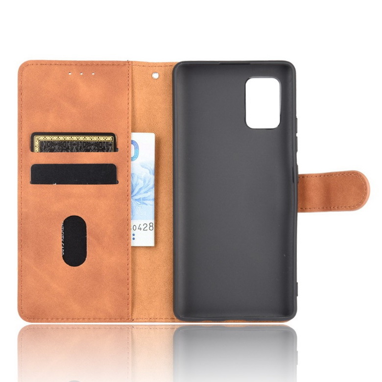 Case Samsung Galaxy M51 #เคสฝาพับแบบกระเป๋าสตางค์หนัง PU มีช่องใส่บัตร Leather Wallet Card Holder Phone Cover
