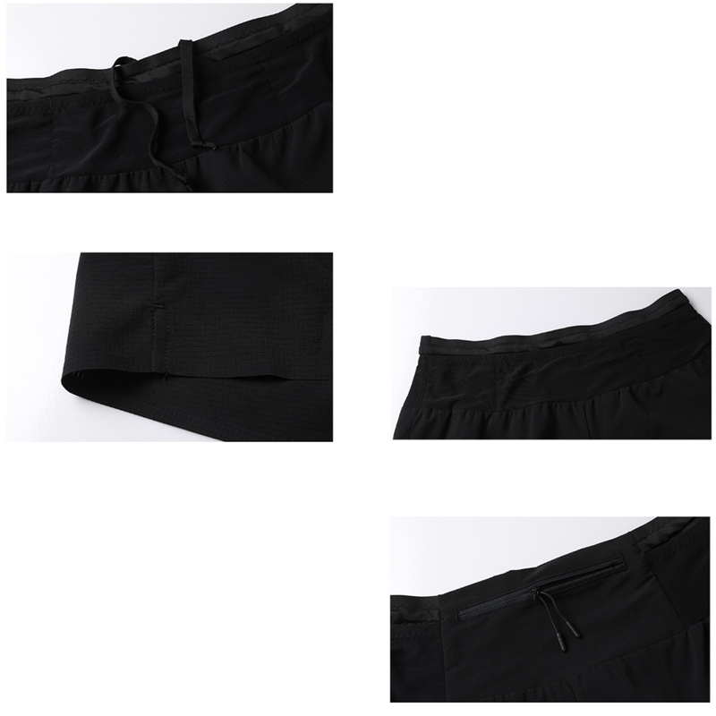 กางเกงวิ่งเทรล 2" (ไม่มีซับใน) ใส่ได้ทั้งชาย - หญิง มีกระเป๋าใส่ของที่รอบเอวในตัว (F34)