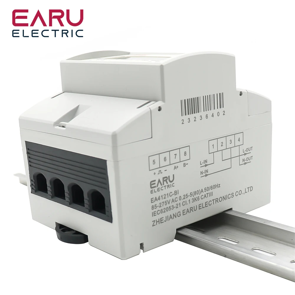 Tuya 80A WiFi 220 V 1 phase smart power meter Energy Meter kWh (Tuya App)