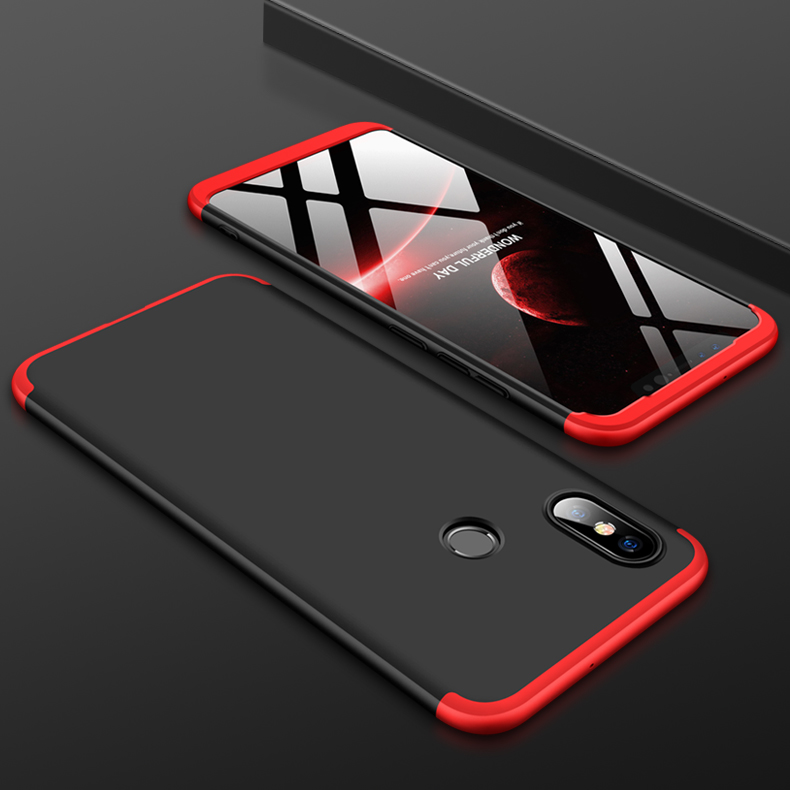 Case Xiaomi Mi 8 #เคสฝาหลังพลาสติกแข็ง GKK Detachable All-wrapped Matte แยกชิ้นได้