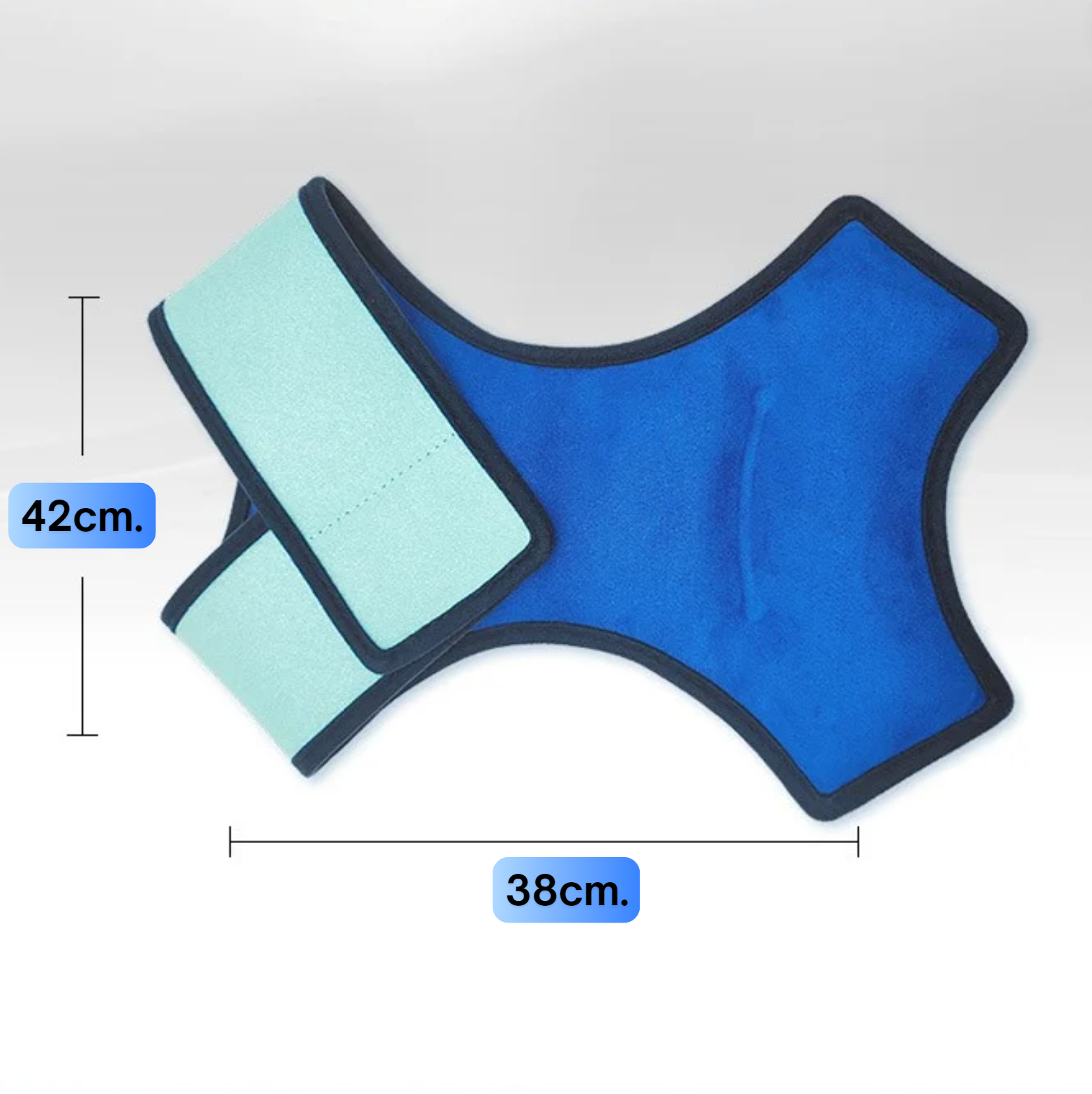 เจลประคบร้อนเย็นแบบหุ้มข้อเท้า ขนาด 38 X 42 cm. (ZZ7)