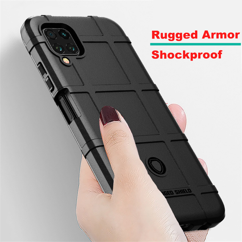 Case Samsung Galaxy M53 5G #เคสฝาหลัง Rugged Shield Series Soft Silicone Shock Absorption Matte กันกระแทก