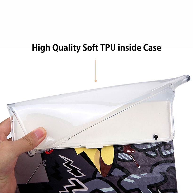 Case huawei MediaPad T5 10 #เคสฝาพับ Smart Cover Funda Tablet PU Leather Slim Protective Stand Shell