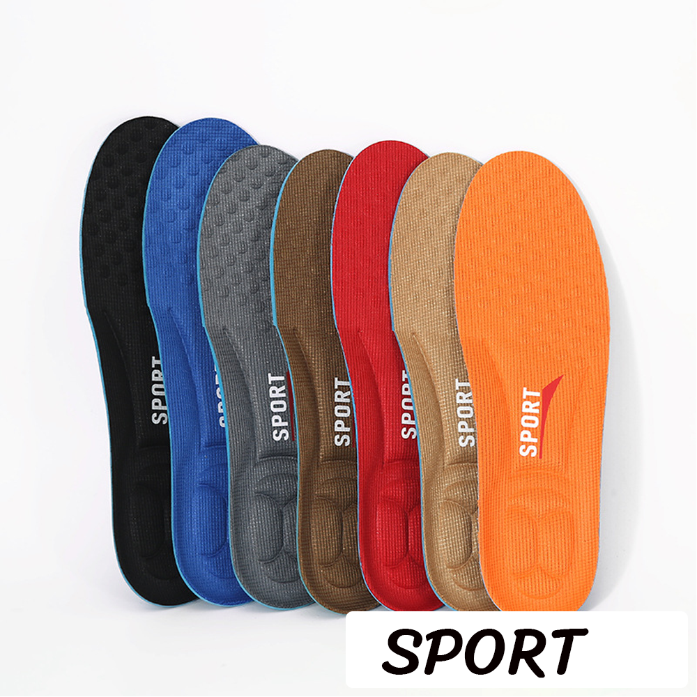 แผ่นรองพื้นรองเท้านิ่ม กันกระแทก สำหรับวิ่ง Sport running (O2)