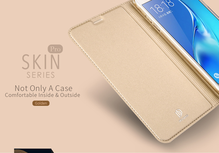 Case Samsung Galaxy J7 2016 #เคสฝาพับ DUX DUCIS Skin Pro Series คุณภาพดีราคาเบาๆสบายกระเป๋า