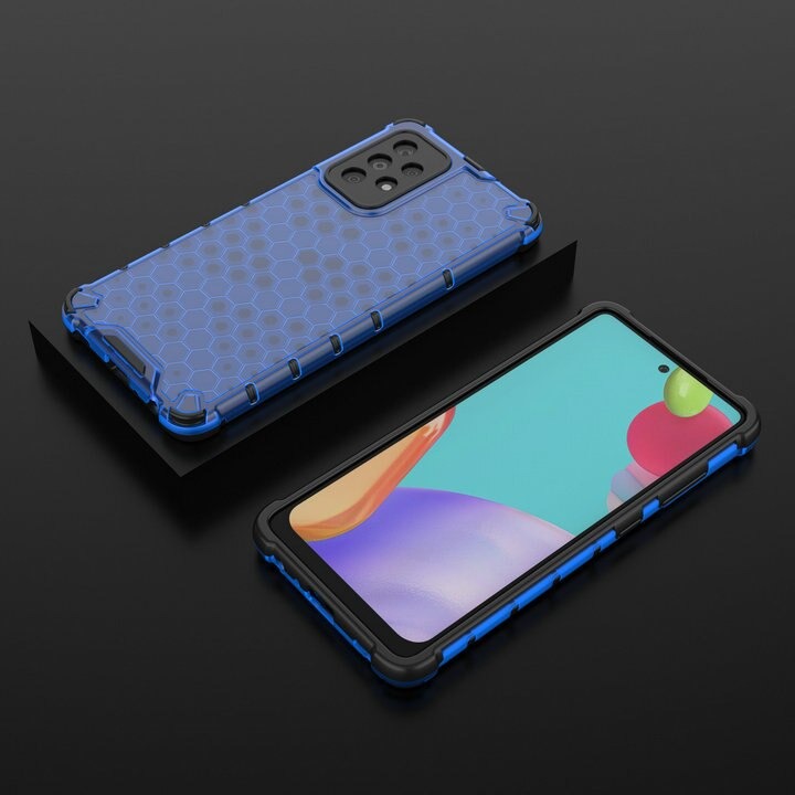 เคส Samsung Galaxy A23 5G #เคสฝาหลังกันกระแทก Honeycomb Shock Absorber TPU + PC + Silicone Hybrid