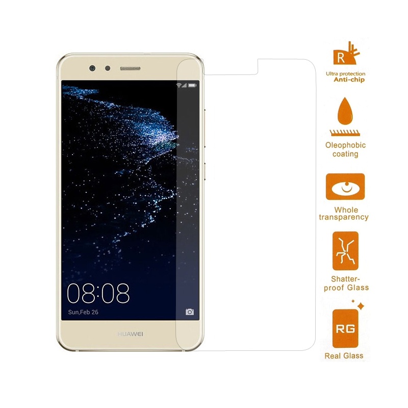 ฟิล์มกระจกกันรอย Huawei P10 Lite หนา 0.3 มม.แบบไม่เต็มทั้งหน้าจอ