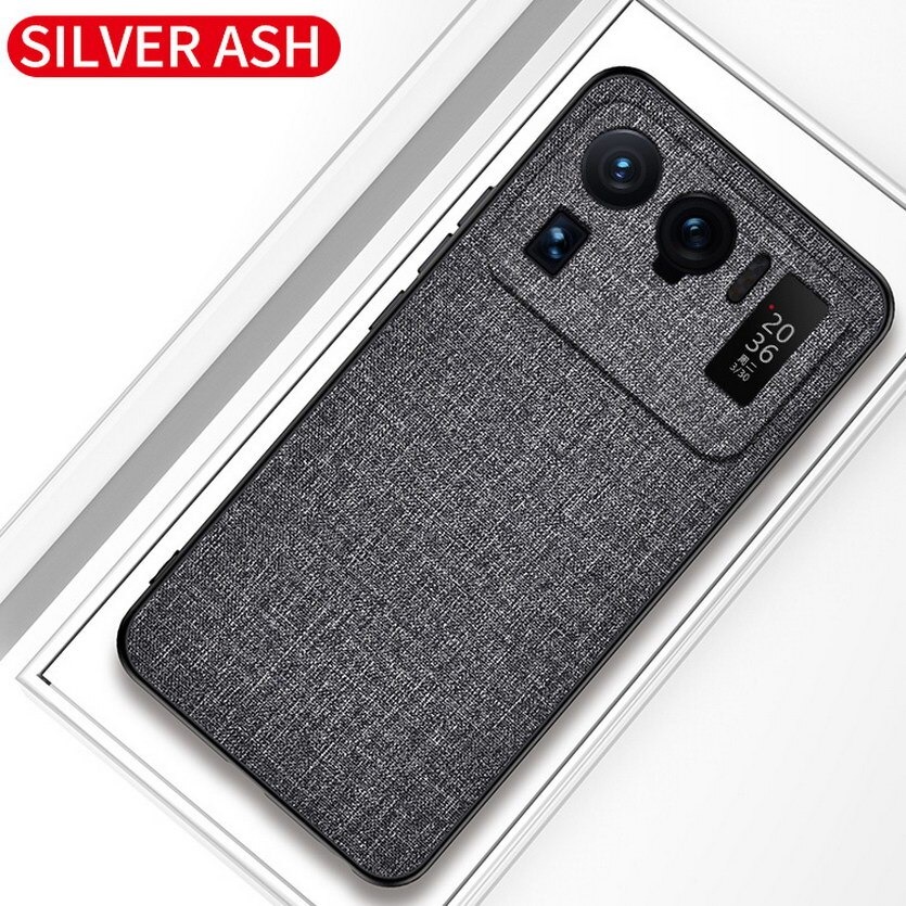 เคส Xiaomi Mi 11 Ultra #ฝาหลังเคลือบผิวผ้า Matte Cloth PU + PC + TPU Hybrid