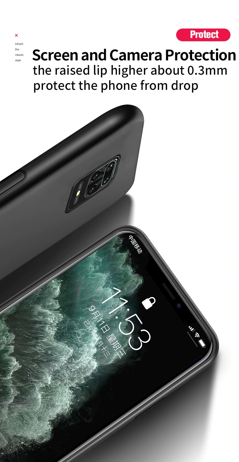 เคส Redmi Note 9 Pro/Redmi Note 9S #เคสแบบฝาหลัง TPU เคลือบหนัง PU สไตล์ธุรกิจที่เรียบง่ายมีแผ่นเหล็กในตัว Minimalist Business Style Leather Coated TPU Built-in metal magnetic plate