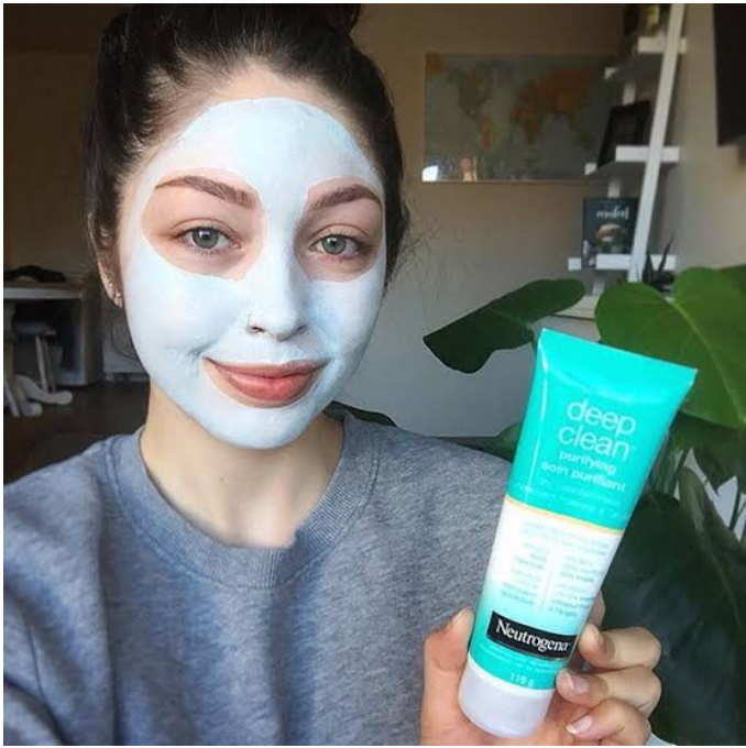 (Pre Order) Neutrogena® Deep Clean Purifying Clay Cleanser/Mask 119 g สูตร 2-in-1 นูโทรจีน่า คลีนเซอร์และมาส์กหน้า