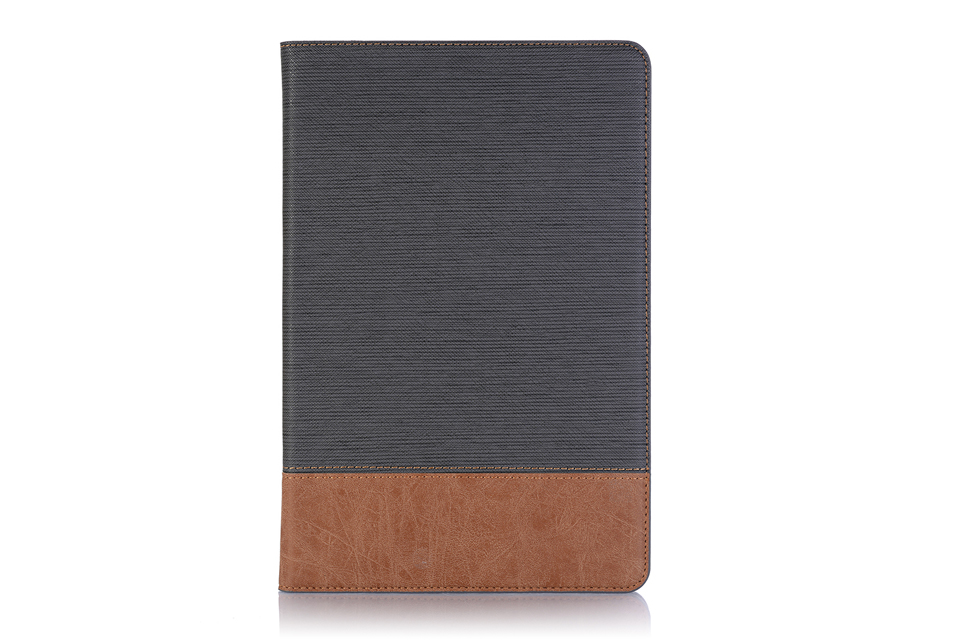 Case Samsung Galaxy Tab S4 10.5 T830 T835 #เคสฝาพับกระเป๋าสตางค์หนัง PU สมาร์ท 2 สี Bi-color Smart Stripe Leather Wallet