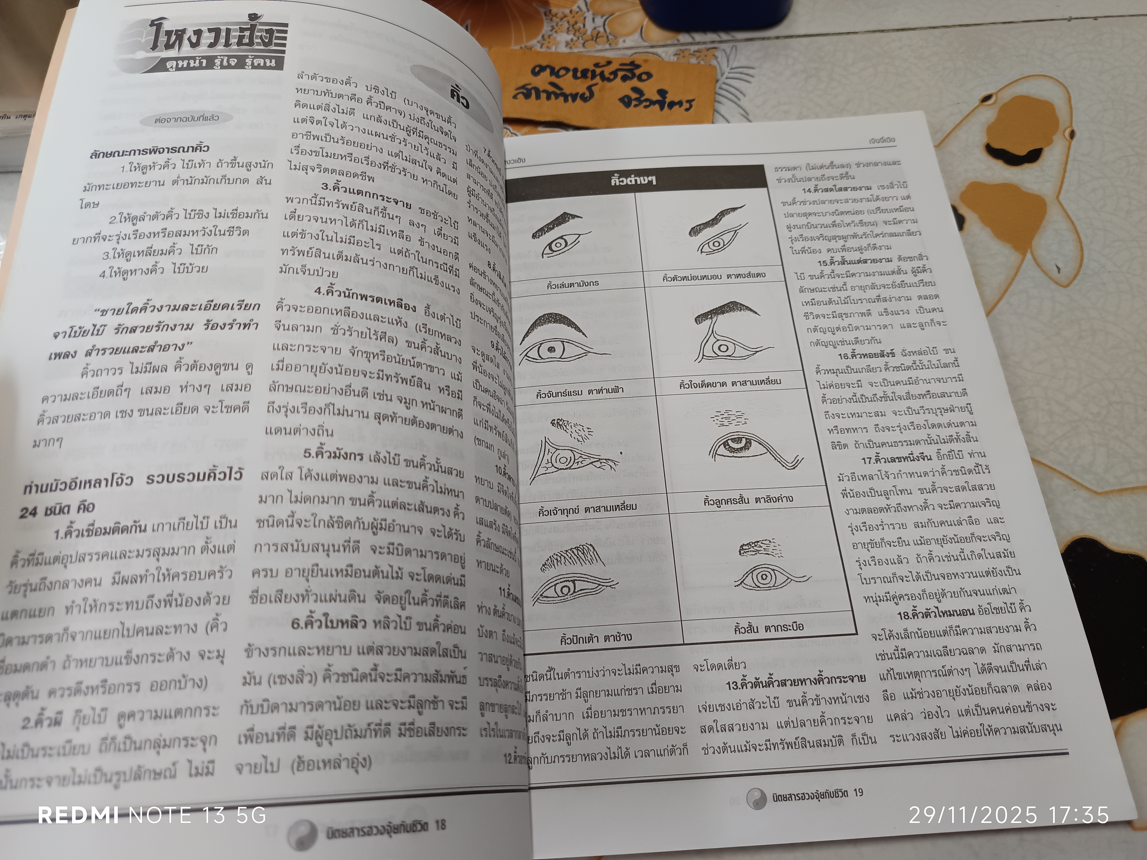 นิตยสาร ฮวงจุ้ยกับชีวิต ปีที่ 1 ฉ.9 /2545 , บูชาไท้ส่วย