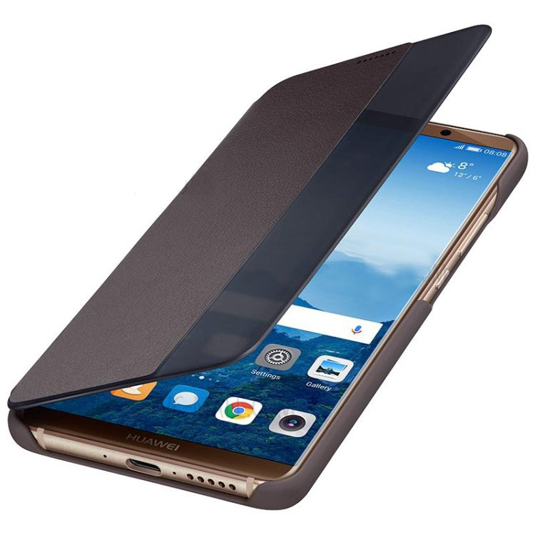 Case Huawei Mate 10 Pro #เคสแบบฝาพับมีช่องวิวแนวยาวด้านข้าง HUAWEI Side View คุณภาพพรีเมี่ยม