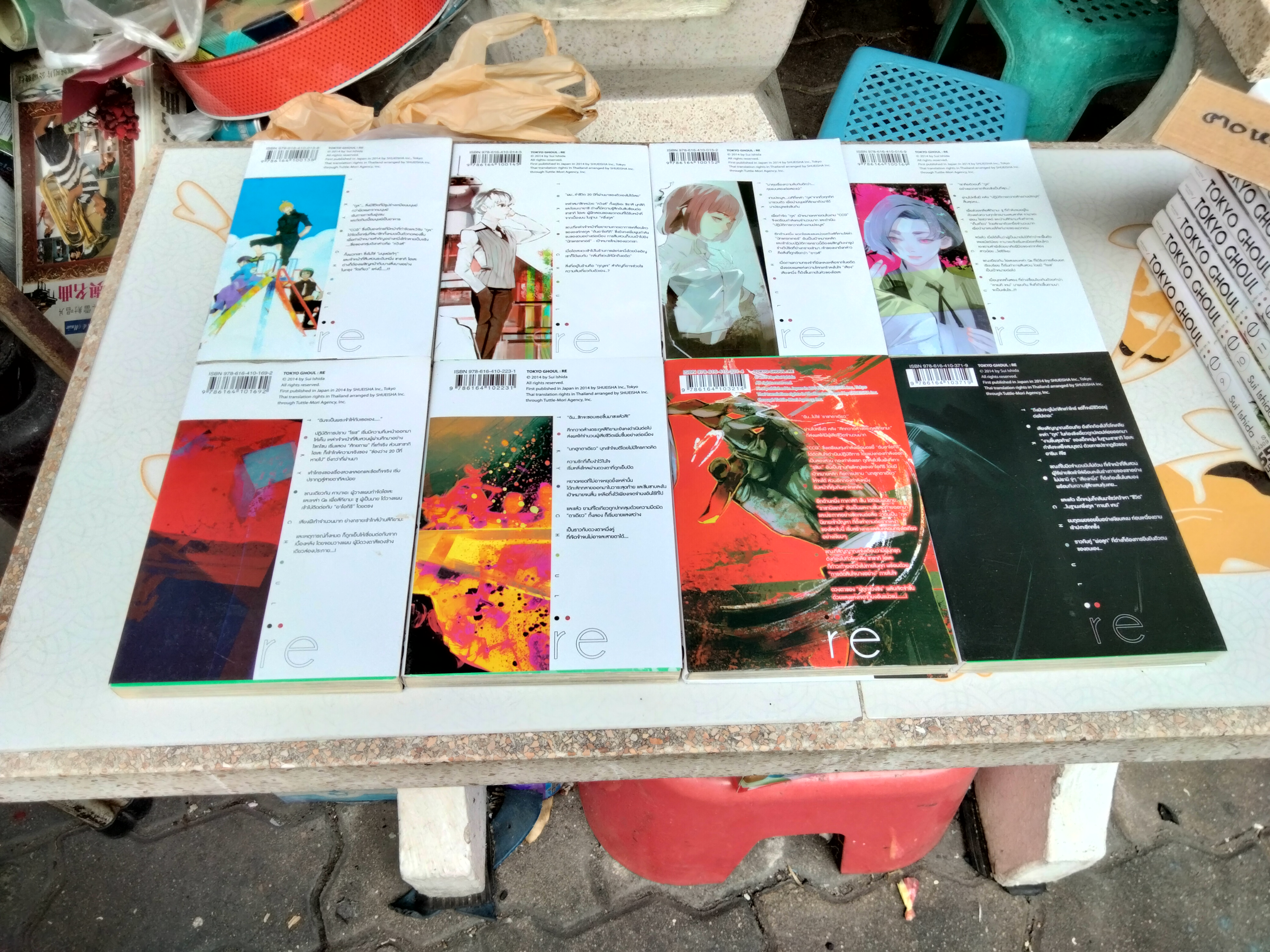 TOKYO GHOUL : re ครบชุด 16 เล่มจบ **สินค้าหมด**