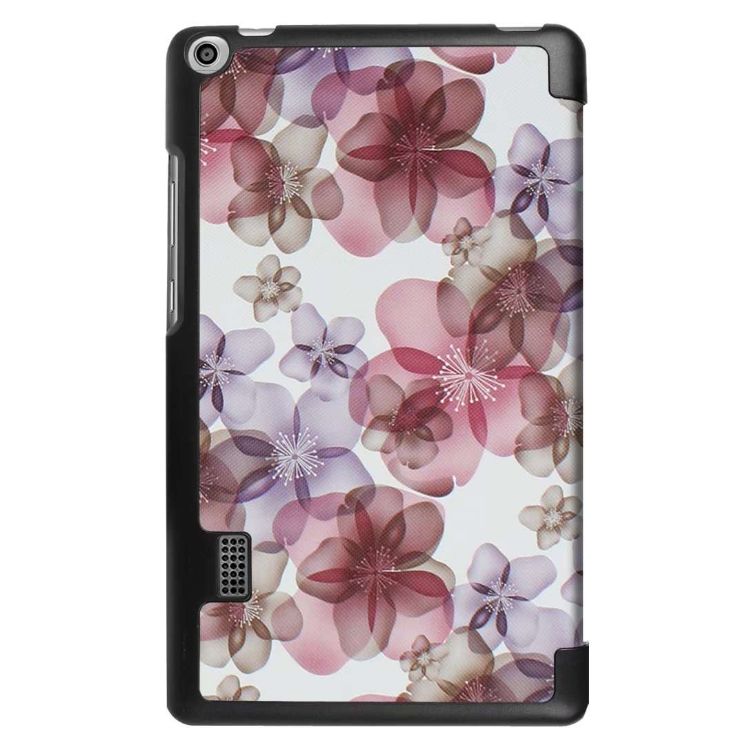 เคส Huawei MediaPad T3 7นิ้ว #เคสฝาพับรูปแบบการพิมพ์ Tri-fold Stand Leather Case ลายน่ารักๆ